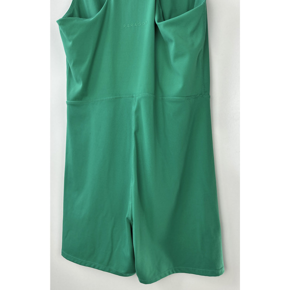 Paragon FlexSweat Sculptseam Shortsuit Green 1 Piece Bodysuit Romper Size Large - Picture 7 of 10